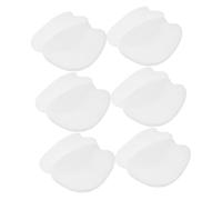 Operitacx 9 Pairs Self-Adhesive Shoe Tongue Pads Wear-Resistant Felt Material, Thin White Ball-of-Foot Cushions for Sports Shoes, Non-Slip Heel Cushion Inserts for Women’s Comfort