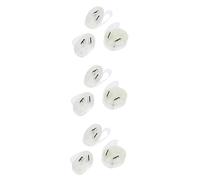 Operitacx 9pcs Page Fixing Band Piano Pressure Band for Music Music Clip Performance Accessories White Piano Sheet Holder Fixed Belts