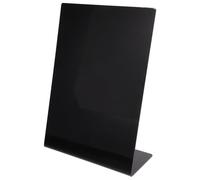 Operitacx A4 Large Handheld Chalkboard Sign, Erasable Black Menu Board for Kitchen, Acrylic Desk Decor Message Board for Cafe and Home DIY Table Display