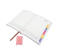 Operitacx Academic Daily Planner Pink Household Notebook for Writing Drawing and Planning for Goal Setting Travel Diaries and Creative Ideas for Office and School Use