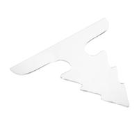 Operitacx Acrylic Christmas Tree Cutting Board Template for Kitchen Tool with Sturdy Design and Accurate Results, for Cooking Enthusiasts and Chefs Using Tracing Templates
