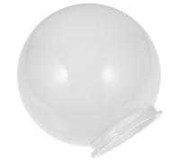 Operitacx Acrylic Globe Lamp Shade Milk White Lampshade Outdoor Light Cover Protector for Street Lamps Home Decorative Diffuse Lighting