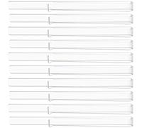 Operitacx Acrylic Music Page Clips with Fixed Pages Sheet Music Holders 5 Pairs for Cooking Recipe and Pastors Sermons
