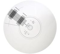 Operitacx Acrylic Pickup Gauge Ruler and Alignment Protractor for Turntable Cartridge Calibration, 3mm Anti-slip Mat Vinyl Record Accessory for Djs and Vinyl Enthusiasts