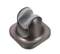 Operitacx Adhesive Handheld Shower Head Holder Wand Wall Mount Bracket No Drill Installation Gunmetal Grey Shower Hose Holder Replacement for Bathroom Fixtures
