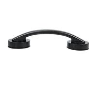 Operitacx Adhesive Suction Door Handle Large Black Abs Bathroom Shower Grab Bar Safety Grab Rail Punch-Free Glass Cabinet Sliding Door Support
