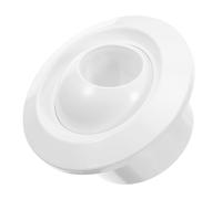 Operitacx Adjustable Abs Spherical Jet Nozzle Neck HVAC Soffit Vent Cover Rotatable Round Air Diffuser Detachable Exhaust Vent for Bathroom Office Factory Ceiling Ventilation