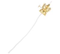 Operitacx Adjustable Iron Kerosene Lamp Burner Wick Holder Oil Lamp Accessory for Replacement and DIY Antique Oil Easy to Install with Stable Performance Random Color