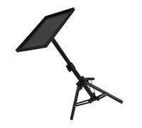 Operitacx Adjustable Projector Stand Tripod with Extendable Height and Stable Floor Base Multifunctional Projector Holder and Shelf for Desktop Wall-Mounted Bedside Use for Live Streaming an