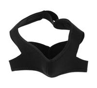 Operitacx Adjustable Snoring Chin Strap Stopper Belt Breathable Anti-Snore Solution for Adults Sleep Aid Mouth Breather Support in Black