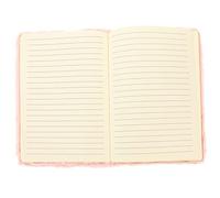 Operitacx Adorable Plush Notebook for Lightweight Lined Diary Book with Decorative Cartoon Pattern Portable Journal for Drawing and Secret Notes