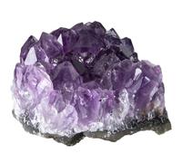 Operitacx Adornment Decoration Life and Beautiful Colour with Irregular Shape Natural Amethyst Crystal Cluster Mineral Desktop Ornament and Eye-catching for Home Or Bedroom Decoration