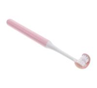 Operitacx Adult 3-Sided Manual Toothbrush Soft Bristles, U-Shape 3D Wrap-Around Design for Thorough Oral Care, Pink Soft Tooth Cleaning Brush for Home Use
