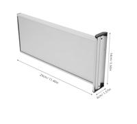Operitacx Aluminum Double Sided Door Name Plate Holder Mount Office Sign for Meeting Rooms and Business Areas Removable Sliding Design for Hospitals Clinics and Institutions Slot