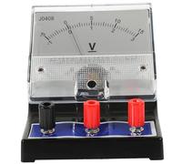 Operitacx Analog Voltmeter Physics Teaching Instrument Durable Experimental Equipment for School Laboratory Practical Science Lessons