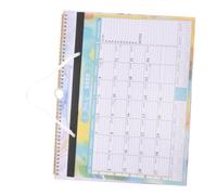 Operitacx Annual Wall Calendar English Language Smooth Writing Surface Thick with Holiday and Anniversary Reminders for Office Home School Scheduling and Planning