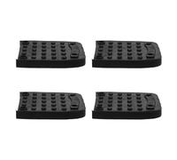 Operitacx Anti-Slip Rubber Pads Quick Installation 4pcs for Drywall Stilts with Screws, Heavy-Duty Wear-Resistant Non-Slip Sole Replacement Mats for Plastering and Outdoor Construction