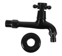Operitacx Antique Brass Kitchen Faucet Wall Mount Retro Water Tap for Bathroom and Washing Machine Durable and Elegant Basin Mixer for High End Style
