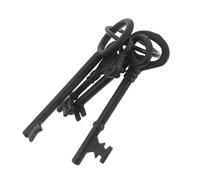 Operitacx Antique Style Cast Iron Wall Keys 9-Inch Vintage Decorative Keys for Shabby Chic Farmhouse Wall Mounted Solution