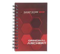 Operitacx Archery Scorebook for Compound Bow with Spiral Bound Design and Plastic Shell, Featuring Strategic Progress Review and Flexible Entry for Target Session and Archery Training