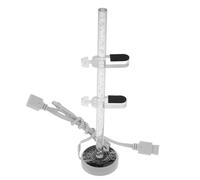 Operitacx ARGB GPU Support Bracket for Graphics Card Stability Acrylic Video Card Stand RGB Lighting Vertical GPU Holder for Desktop PC