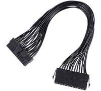 Operitacx Atx 24-pin Power Extension Cable 30cm 18awg Pure Copper Wire Male to Female Power Supply Connector Internal Computer Accessory for Desktop Motherboard