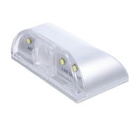 Operitacx Auto Sensor Door Lock Light Motion Detector Lamp Infrared Human Body Sensing LED Keyhole Nightlight for Home Entry Battery Easy Installation