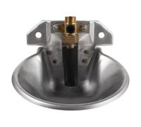 Operitacx Automatic Sheep Water Bowl: Stainless Steel Livestock Water Trough with Valve, Multi-Purpose Animal Drinking Bowl for Cow Sheep Pig Outdoor Feeding