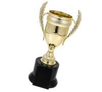 Operitacx Award Trophy Cup with Delicate Design and Excellent Workmanship Golden Pvc Prize Trophy for Football Game Reward for Sports Competition and School Rewards