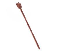 Operitacx Back Massage Self-Massager Back Scratcher Portable Wooden with Rounded Grasping Teeth Adorable Imitating Human Hand Design Won't Scratch Clothes Or Skin for Travel and Storage Use