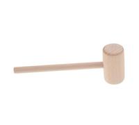Operitacx Balanced Wooden Mallet for Leatherworking and Woodworking Medium Beechwood Hammer with Smooth Polished Grip Durable Crafting Tool for Use