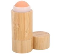 Operitacx Bamboo and Volcanic Stone Oil-absorbing Roller Face Roller Rounded Shape Gentle Facial Massage Oil Absorption for Home and Travel Skincare Tool