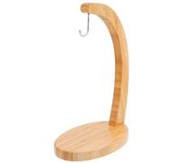 Operitacx Bamboo Banana Hanger Stand for Kitchen Storage Organisation, Keeps Bananas Fresh Longer with Easy to Clean Design and Beautiful Appearance, Suitable for Home and Dining Countertops