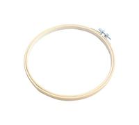 Operitacx Bamboo Embroidery Circle Frame Set for DIY Cross Stitch and Ribbon Embroidery 15cm Adjustable Hoop for Handmade Crafts and Sewing Projects
