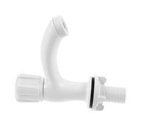 Operitacx Bathroom Sink Faucet Single Cold Water Tap Durable Plastic Basin Mixer for Toilet Balcony Kitchen Easy Installation Replacement with Wear Resistant Smooth Surface