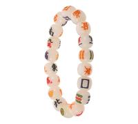 Operitacx Beaded Bodhi Bracelet with Chinese Lucky Mahjong Charms for Women, Unique Design Attracting Prosperity and Wealth, Wearable Work of Art for Travel and Occasion