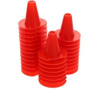 Operitacx Bee Box Entrance Vent Red Plastic Bee Escape Cone for Hive Entrance Gate 50pcs Beekeeping Tool for Clearing Bees