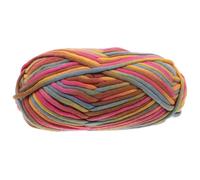 Operitacx Beginner Crochet Yarn Chunky Cotton Thread Soft Comfortable for Yarn Projects Crafts Blankets Cushions Rainbow