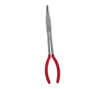 Operitacx Bent Nose Fire Tongs for Crucible Carbon Steel Jewelry Pliers with Ergonomic Grip High Temperature Resistant Melting Tool for Gold Crafting and Metal Projects