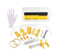 Operitacx Bike Brake Bleeder Tool for Hydraulic Disc Systems with Adapter | Mineral Oil Bleed Kit, Easy-to-use Plastic Design, Compatible with Shimano Brake Systems, Yellow