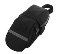 Operitacx Bike Saddle Bag under Seat Storage Bag Large Capacity Black Nylon Waterproof Quick Installation for Outdoor Cycling