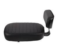 Operitacx Bike Seat Carrier Black Sponge Iron Biking Rear Seat Cushion with Shock Absorption Design Backrest Thick Structure Easy to Clean Surface for Outdoor Cycling Adventures