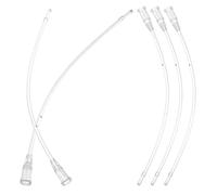Operitacx Birds Feeding Hose 5Pcs Round Head Tubes Side Water Outlet for Parrot Feeding and Young Bird Care