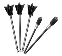 Operitacx Black Abs Plastic Epoxy Mixer Paddles Drill Attachment Paint Stirrer Paddle Mixer for Reliable and Easy Use in Mixing Epoxy Resin and Paint