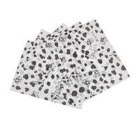 Operitacx Black Cow Pattern Easy to Store Candy Wrappers 100 Sheets Made of Paper with Artistic Design and Versatile Usage Sweet Packaging Supplies for Personal Snack and Gifting