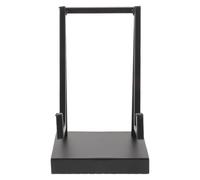 Operitacx Black Iron Display Easel Stand with Strong Durability and Rustproof Finish, Modern Sleek Tabletop Easel for Displaying Books, Plates, Photos on Shelves or Desks