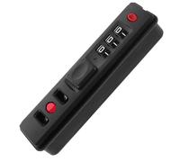 Operitacx Black Plastic Luggage Password Lock with Reliable Security and Stylish Design Lightweight Combination Lock for Suitcases for Secure Journeys