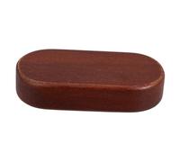Operitacx Black Walnut Wood Block Oval Base Sturdy DIY Handcraft Kit for Car Model Display Home Decor Classroom Projects Beginner Whittling Blocks