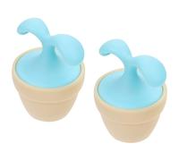 Operitacx Body Massage Balls Handheld 2Pcs for Acupoint Stimulation and Meridian Therapy Blue Small Portable Roller for Leg and Full-Body Massage