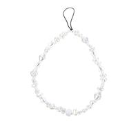 Operitacx Bohemia Beaded Phone Lanyard with Pearl Charm Stylish Lost Camera Chain Lightweight Phone Hanging Accessory for Daily Use Travel Office and Outdoor Activities